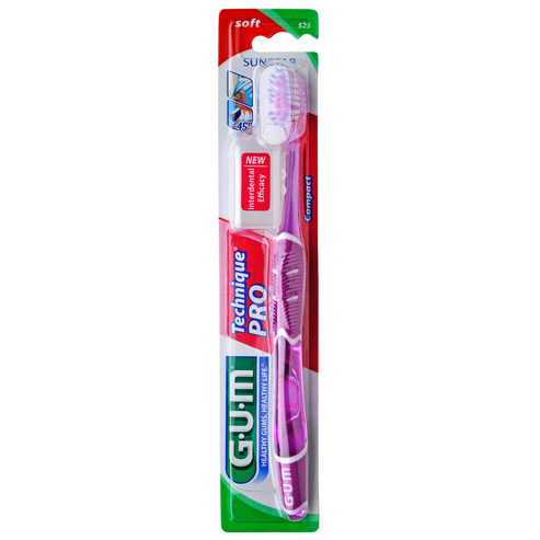 Gum Technique PRO Compact Soft Toothbrush Лилав 1 брой, код 525