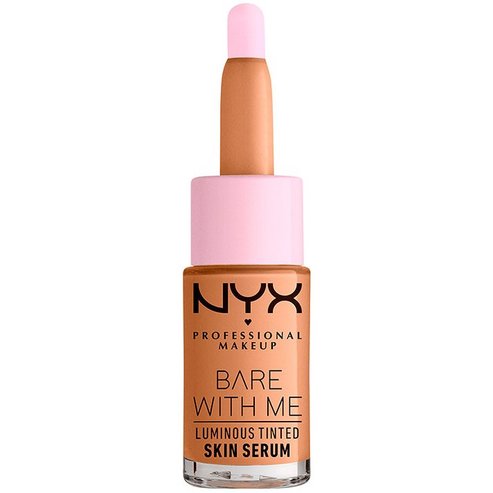 NYX Professional Makeup Bare With Me Luminous Skin Оцветяващ серум за блестяща кожа, който издържа цял ден 12,6ml - Light