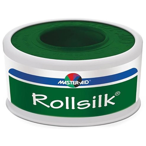 Master Aid Rollsilk Adhesive Bandage Tape 5m x 1.25cm 1 бр