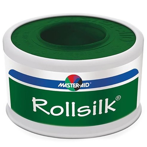 Master Aid Rollsilk Adhesive Bandage Tape 5m x 2.5cm 1 бр
