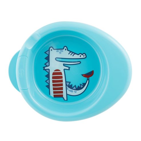 Chicco Warmy Plate 6m+, 1 брой - светло син