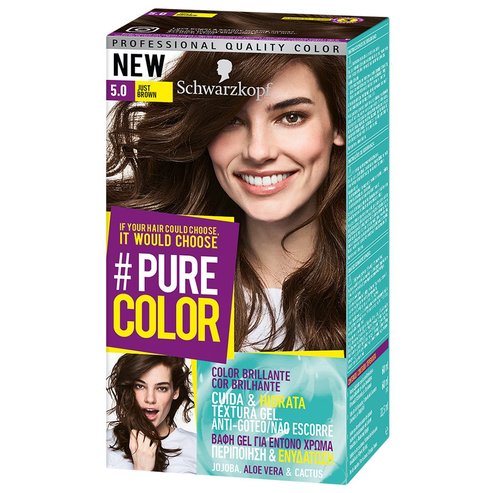 Schwarzkopf Pure Color Permanent Hair Color 1 бр - 5.0 Just Brown