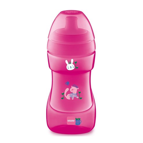 Mam Sports Cup 12m+ Код 470, 330ml - Фуксия