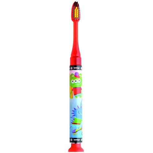 Gum Light-Up Junior 6+ Soft Toothbrush with Timer Light 1 брой - Червен