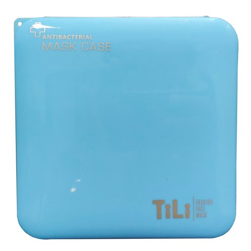 TiLi Antibacterial Mask Case 1 брой - светло син