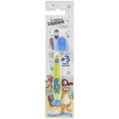 Pasta Del Capitano Baby Soft Toothbrush 3+ Years 1 брой - светло зелено