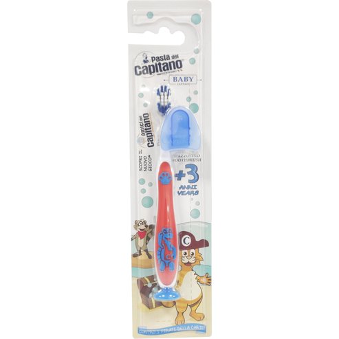 Pasta Del Capitano Baby Soft Toothbrush 3+ Years 1 брой - Червен