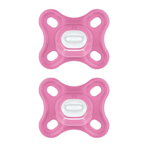 Mam Comfort Silicone Soother 0-2m 2 бр. Код 126S - Розови