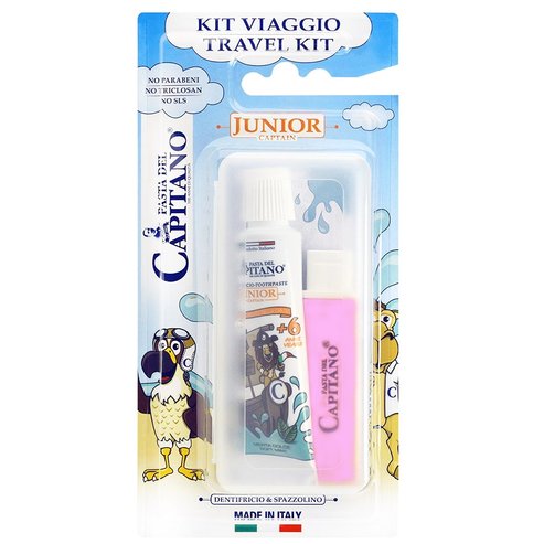 Pasta Del Capitano Travel Kit Junior 20ml - розово