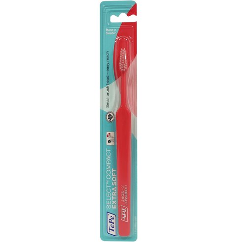 TePe Select Compact Extra Soft Toothbrush 1 брой - Червен