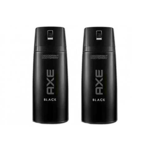 Axe Дезодорант спрей черен 2 x 150ml опаковка 1 + 1