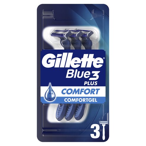 Gillette Blue3 Plus Comfort Disposable Razors 3 бр