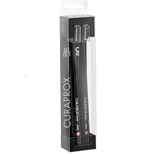 Curaprox Black is White Ultra Soft Toothbrush 2 части - черни