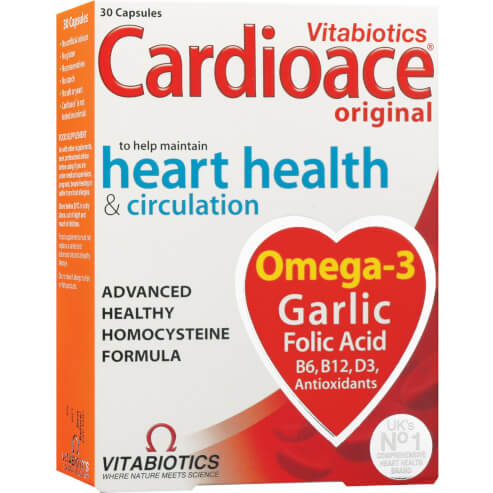 Vitabiotics Cardioace за здравето на сърцето 30 капсули