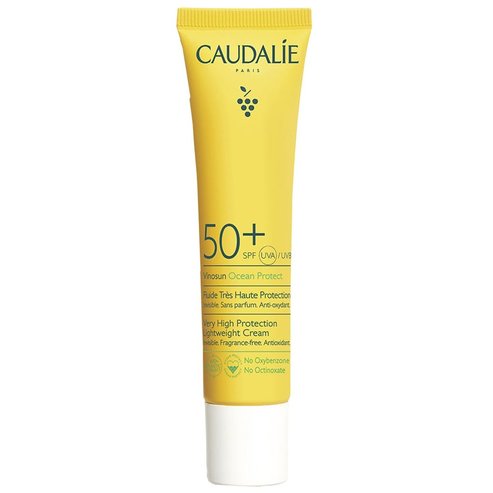 Caudalie Подарък Vinosun Ocean Protect Very High Protection Lightweight Cream Spf50+ Слънцезащитен крем с много висока защита за лице и шия 20ml