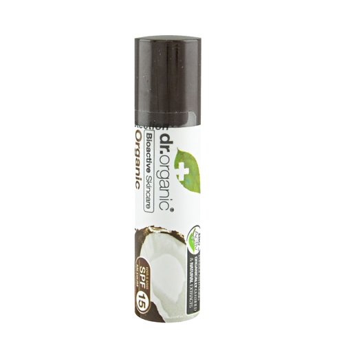 Dr.Organic Lip Balm Устни с органично кокосово масло 10ml
