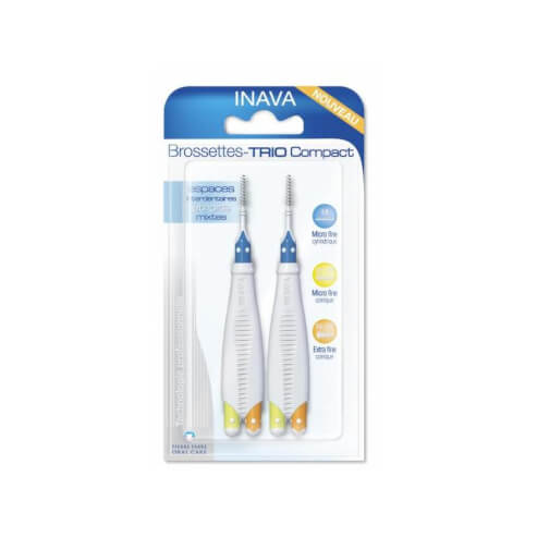 Elgydium Trio Compact 2 Μеждузъбни четки малки