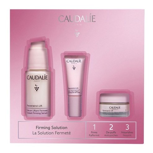 Caudalie Promo Firming Solution Resveratrol Lift Instant Firming Serum 30ml & Подарък Eye Gel Cream 5ml & Night Cream 15ml