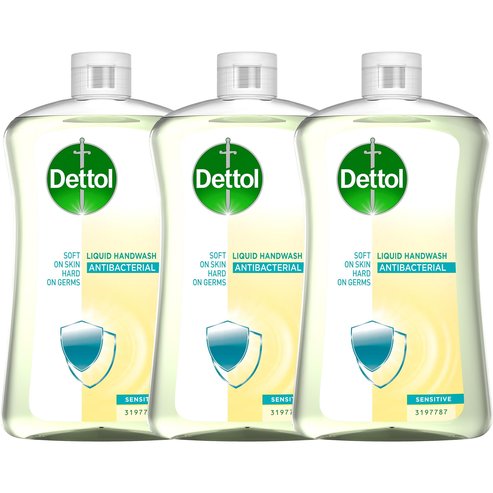 Dettol PROMO PACK Liquid Soap Sensitive Refill 3x750ml