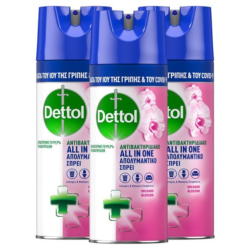 Dettol PROMO PACK Spray Orchard Blossom 3x400ml