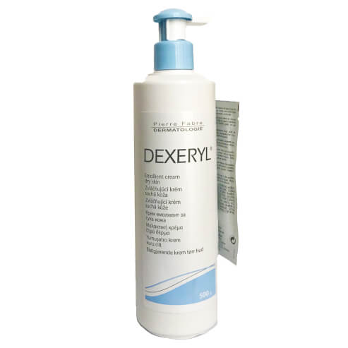 Ducray Промо опаковка Dexeryl Emolient Cream Dry Skin Емолиентен крем за суха кожа 500g & Подарък Cleansing Cream 10ml