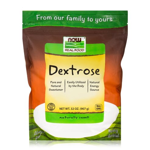 Now Foods Dextrose 100% Чиста декстроза 907gr