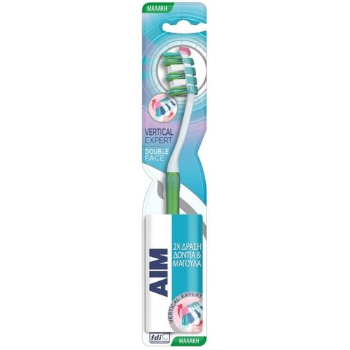 Aim Vertical Expert Toothbrush Soft 1 Парче - Зелено