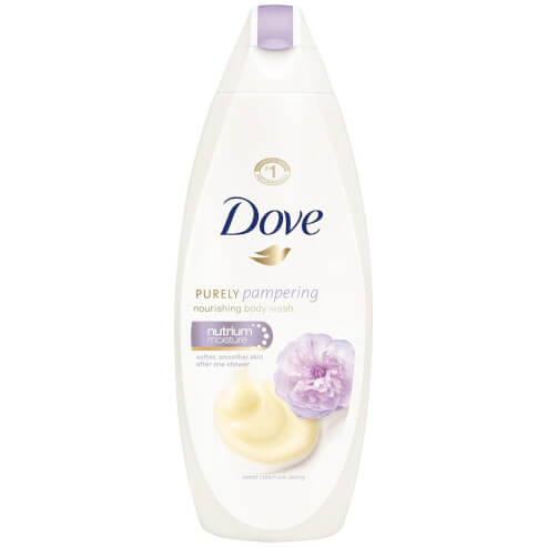 Dove Purely Pampering Sweet Cream овлажняващ и отпускащ душ гел, 750мл