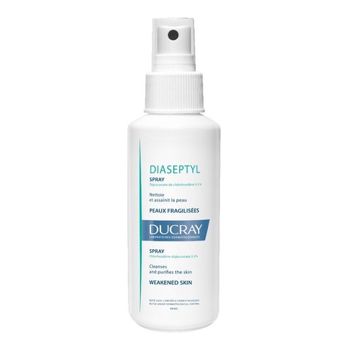 Ducray Diaseptyl Spray - Спрей Антисептичен разтвор 0.2% хлорхексидин спрей за рани 125ml