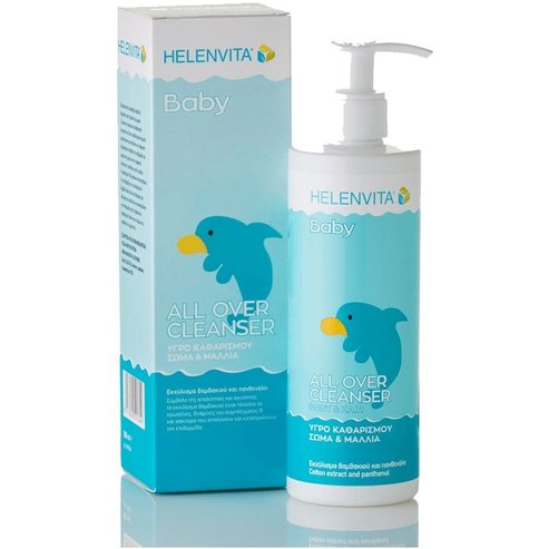 Helenvita Подарък Baby All Over Cleanser Нежно почиства кожата и косата на бебето 300ml