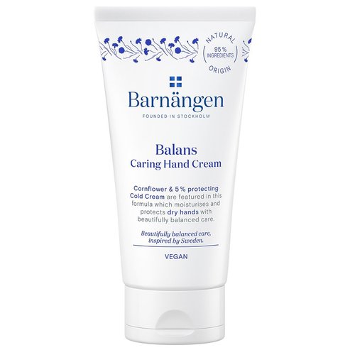 Barnangen Balans Caring Hand Cream Безплатен крем за ръце за сухи ръце 75ml