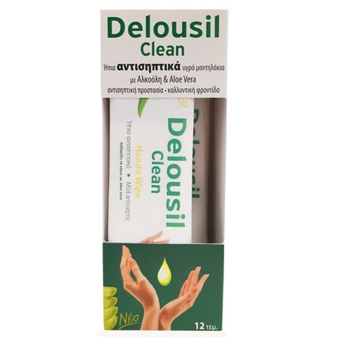 Delousil Clean Hand Wipes 12 бр