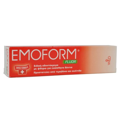 Emoform Fluor Swiss Специална паста за зъби с флуор 50ml