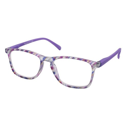 Eyelead Унисекс цветни лилави очила за четене, с костна рамка E210