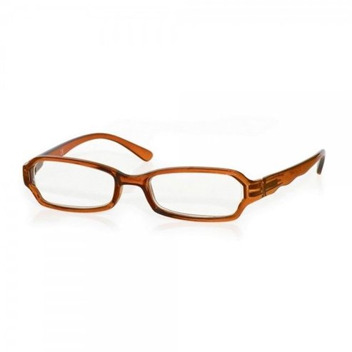 Eyelead Кафяви унисекс очила за четене, с костна рамка E132