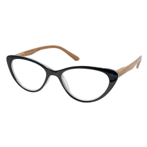 Eyelead Унисекс очила за четене Цвят черна пеперудна кост, с дървена ръка E204