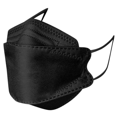 Famex Mask FAGO F333 Еднократна маска с висока защита FFP2 NR KN95 в черен цвят 1 бр