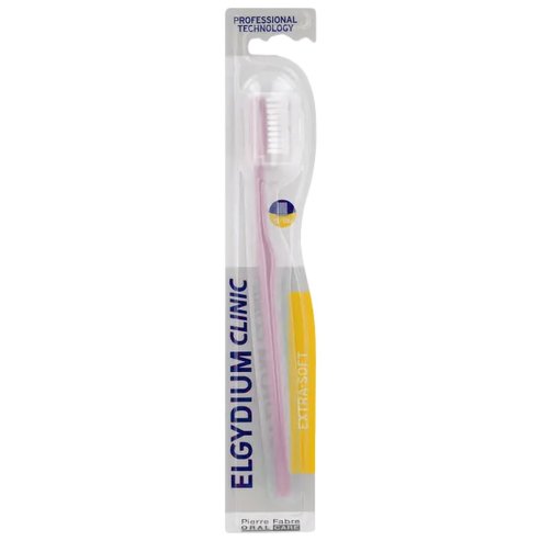 Elgydium Clinic Extra-Soft 15/100 Toothbrush 1 Парче - Розово