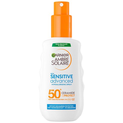 Garnier Ambre Solaire Sensitive Advanced Hypoallergenic Spray Spf50+, 200ml