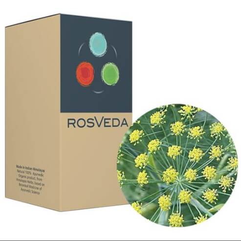RosVeda Pure Essential Oil Fennel Sweet, 100% Билков състав, етерично масло от копър 10 мл