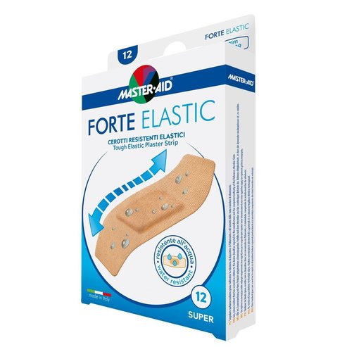 Master Aid Forte Elastic Super Еластични лепенки за рани 86 мм X 39 мм 12 броя