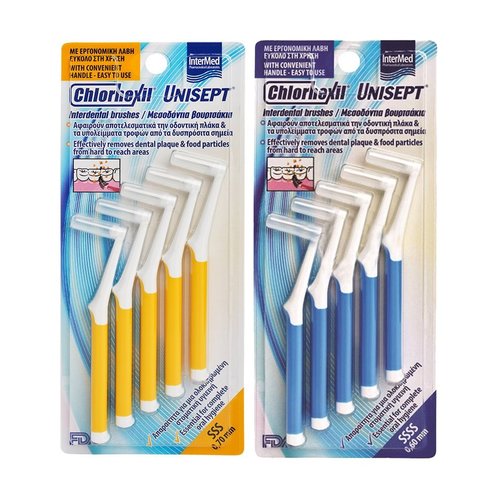 Δώρο InterMed Unisept Chlorhexil Interdental Brushes Τυχαία Επιλογή 1 Τεμάχιο