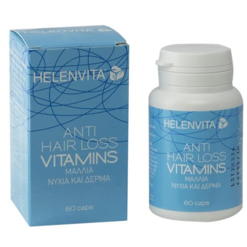 Helenvita Anti-Hair Loss Vitamins Хранителна добавка за коса, нокти и кожа 60caps