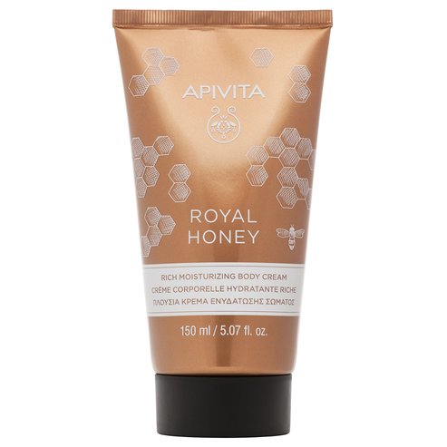 Apivita Royal Honey Rich Moisturizing Body Cream Богат хидратиращ крем за тяло с мед за суха кожа 150ml
