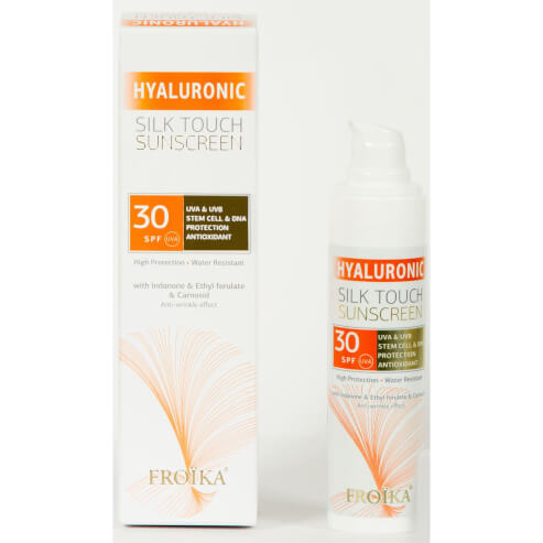Froika Hyaluronic Silk Touch Suncare Cream SPF30 Крем  против бръчки агенти и висок фактор  40ml