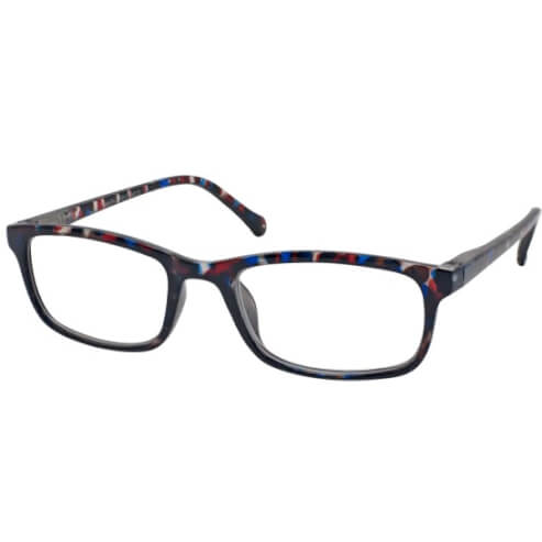 Eyelead Унисекс очила за четене с цветна рамка от кости E164