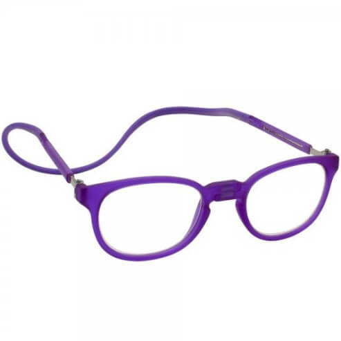 Eyelead Magnetics Магнитни очила за четене Лилав рамков магнит M103