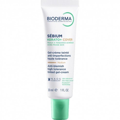 Bioderma Sebium Kerato+ Cover Medium Gel Cream 30ml