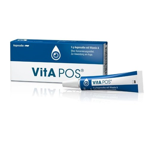 Ursapharm Vita-pos Eye Ointment Офталмологичен мехлем с витамин А. 5gr