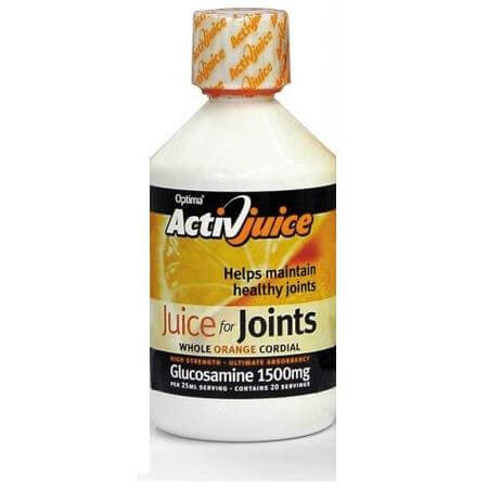 Optima Activ Juice for Joints Допринася за здравето на ставите и функцията на движенията на тялото 500ml